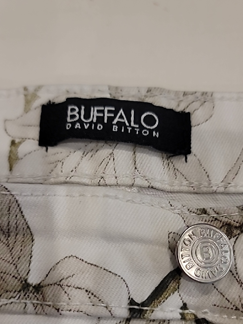 Buffalo David Bitton Havana High Rise Ankle Skinny Stretch Jeans White Gray 12 - Picture 6 of 12
